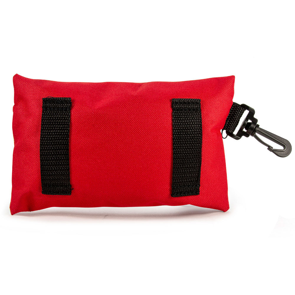 CPR/AED Rescue Kit with CPR Mask in Red Nylon Pouch