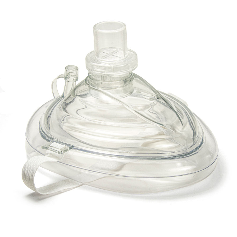 CPR/AED Rescue Kit with CPR Mask in Red Nylon Pouch