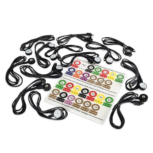 Replacement Leads For The Life/Form 15-Lead ECG Placement Trainer