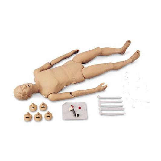Simulaids Full Body Cpr/Trauma Manikin With Electronic Console Box