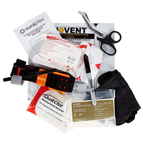 Curaplex Hemorrhage Control Advanced Kit with SAM XT or SWAT-T Tourniquet