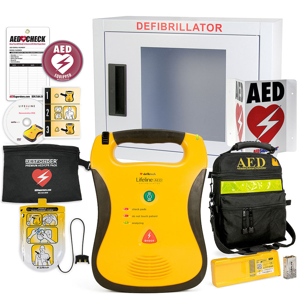 Defibtech Lifeline AED Small Business Value Package