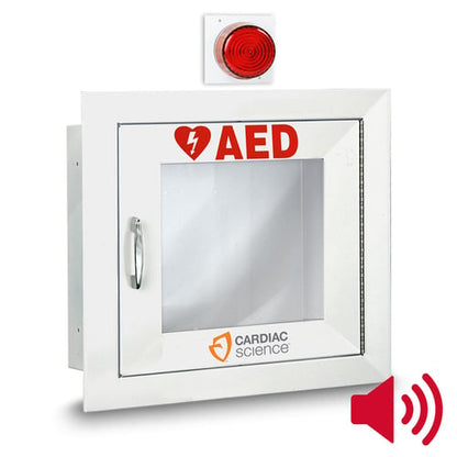 Cardiac Science Standard Size AED Cabinet With Audible Alarm And Strobe Light