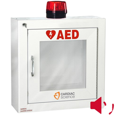 Cardiac Science Standard Size AED Cabinet With Audible Alarm And Strobe Light