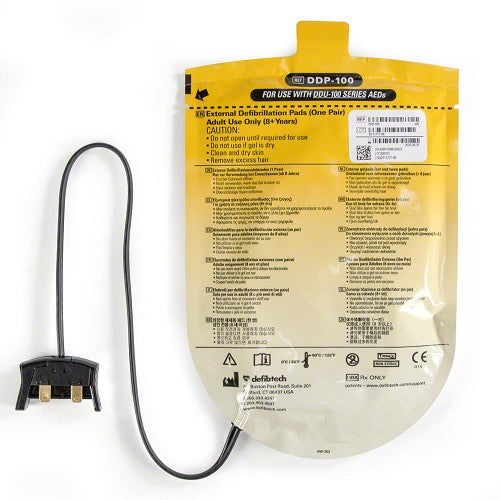 Defibtech Lifeline Or Lifeline AUTO AED Adult Defibrillation Electrode Pads