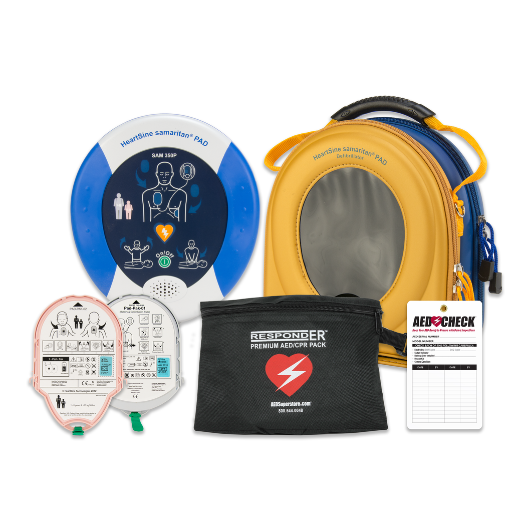 HeartSine samaritan 350P Home AED Package