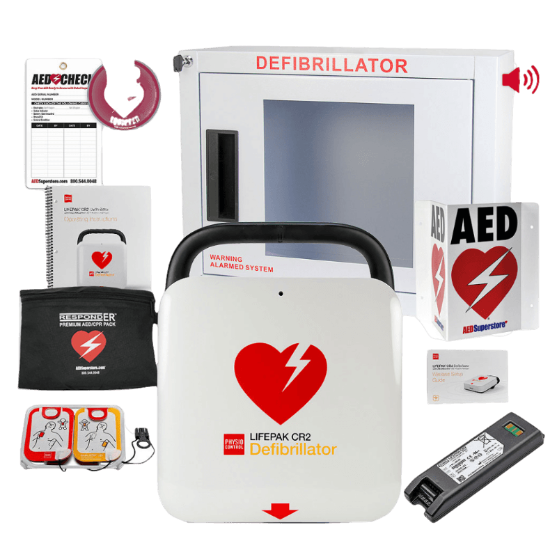 Physio-Control LIFEPAK CR2 AED - Small Business Value Package