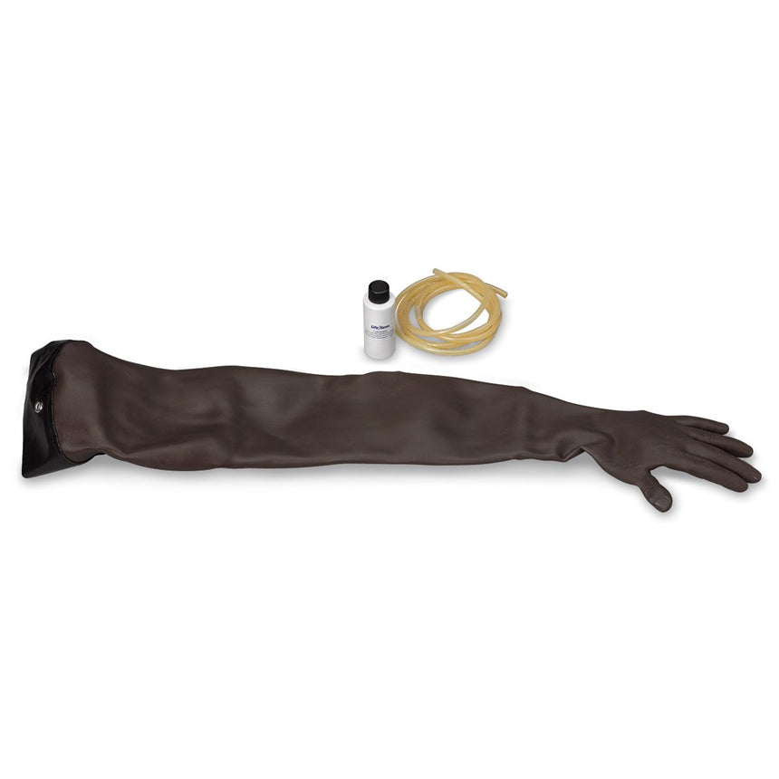 Life/Form Replacement Skin & Vein Kit for Adult Venipuncture And Injection Training Arm - Dark