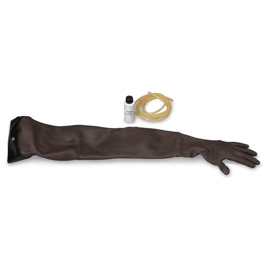 Life/Form Replacement Skin & Vein Kit for Adult Venipuncture And Injection Training Arm - Dark