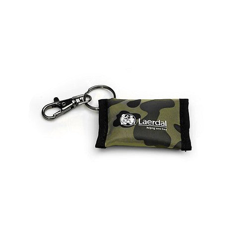 Laerdal Face Shield CPR Barrier Keychain Camouflage