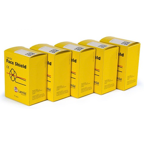 Laerdal Face Shield CPR Barrier Keyring Refill Packs