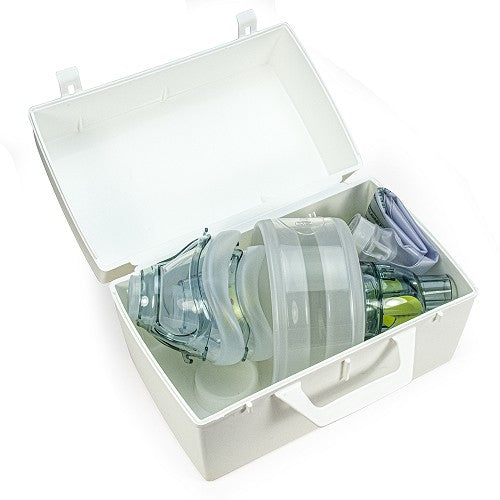 Laerdal LSR Adult Reusable Resuscitator Complete With Compact Open Box