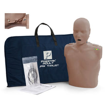 Load image into Gallery viewer, PRESTAN Professional Adult Jaw Thrust Dark Skin Manikin with CPR Monitor
