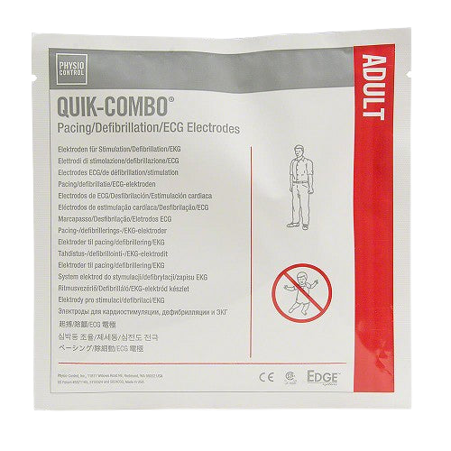 Physio Control Adult Electrode Pads With QUIK COMBO