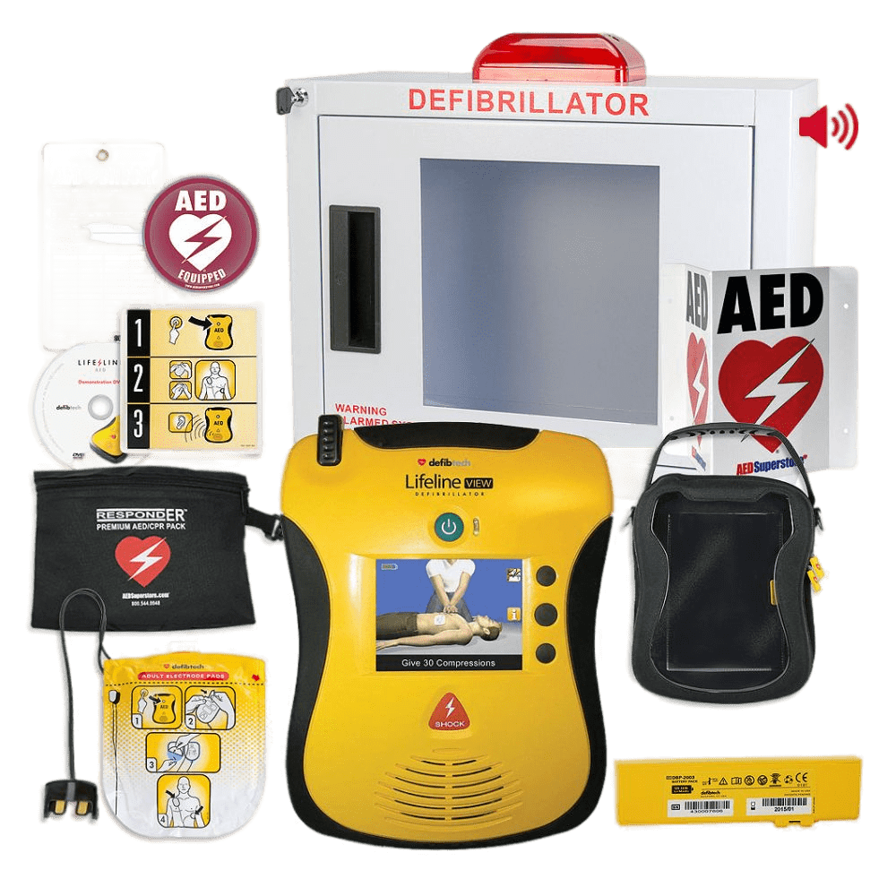 Defibtech Lifeline VIEW / ECG AED Small Business Value Package