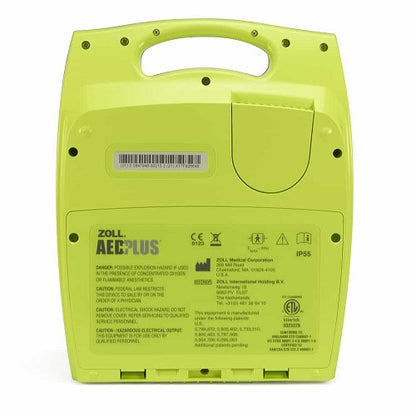 ZOLL AED Plus Defibrillator Back Side