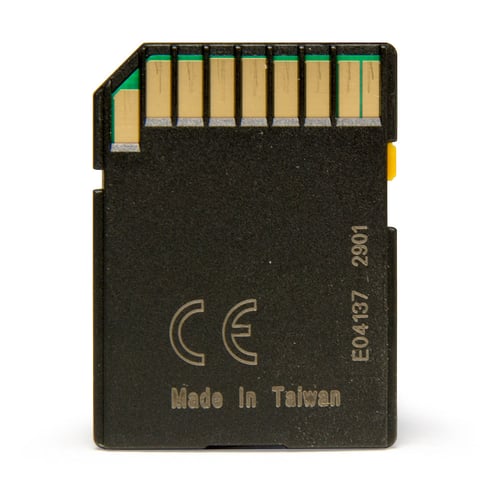 Defibtech Lifeline AED Data Card Audio High Capacity Back Side