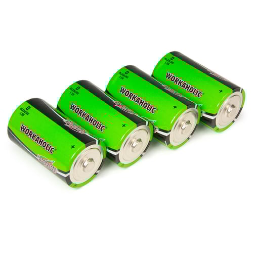 Physio-Control LIFEPAK CR2 Trainer D-Cell Batteries 4 Pack