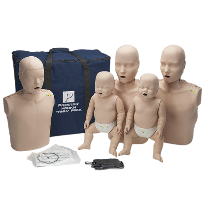Prestan Manikin Professional Medium Skin Family Pack with CPR Monitor