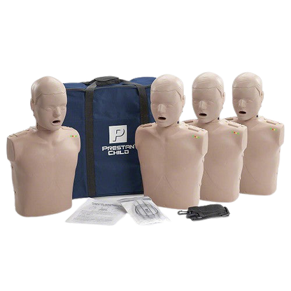 Professional Child Medium Skin Manikin 4-pack With Cpr Monitor