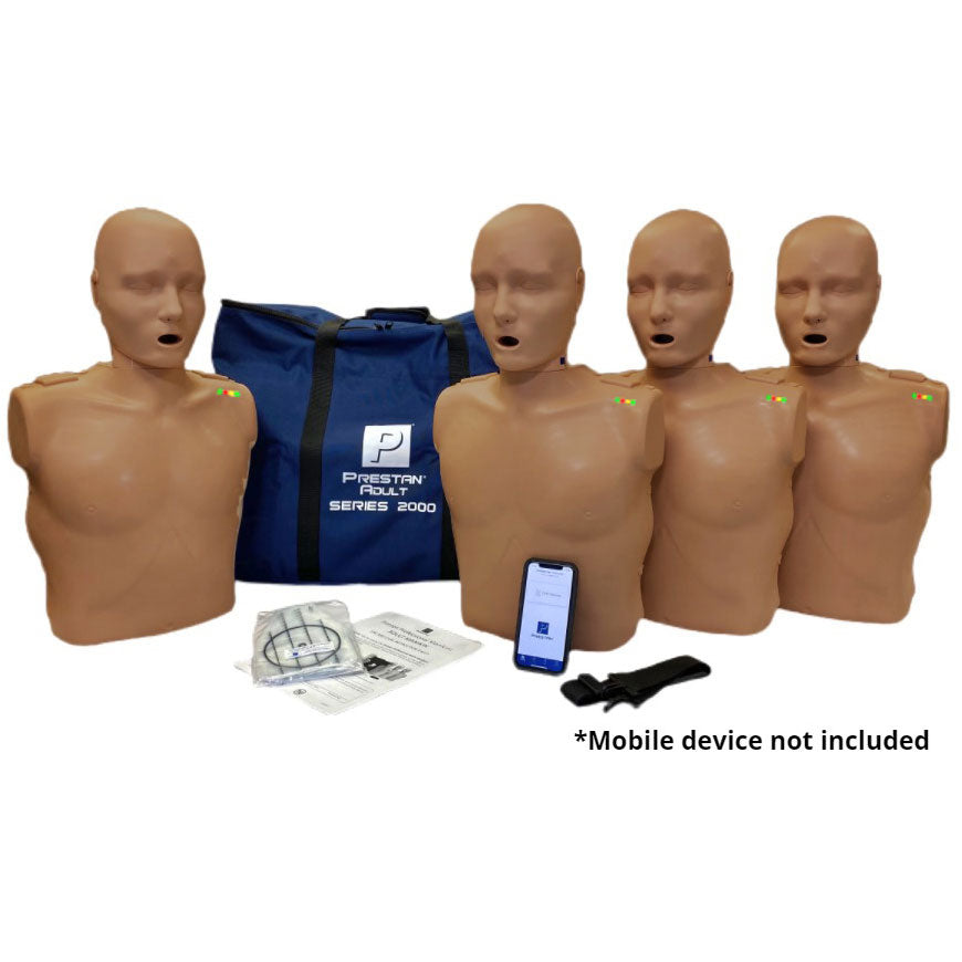 Professional Series 2000 Adult Manikin (4-Pack) Dark Skin Tone