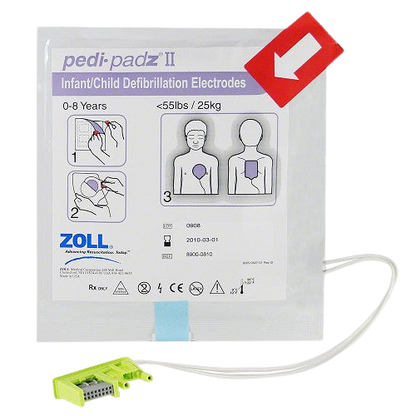 ZOLL Pedi-Padz II Pediatric Electrode Pads For AEDS