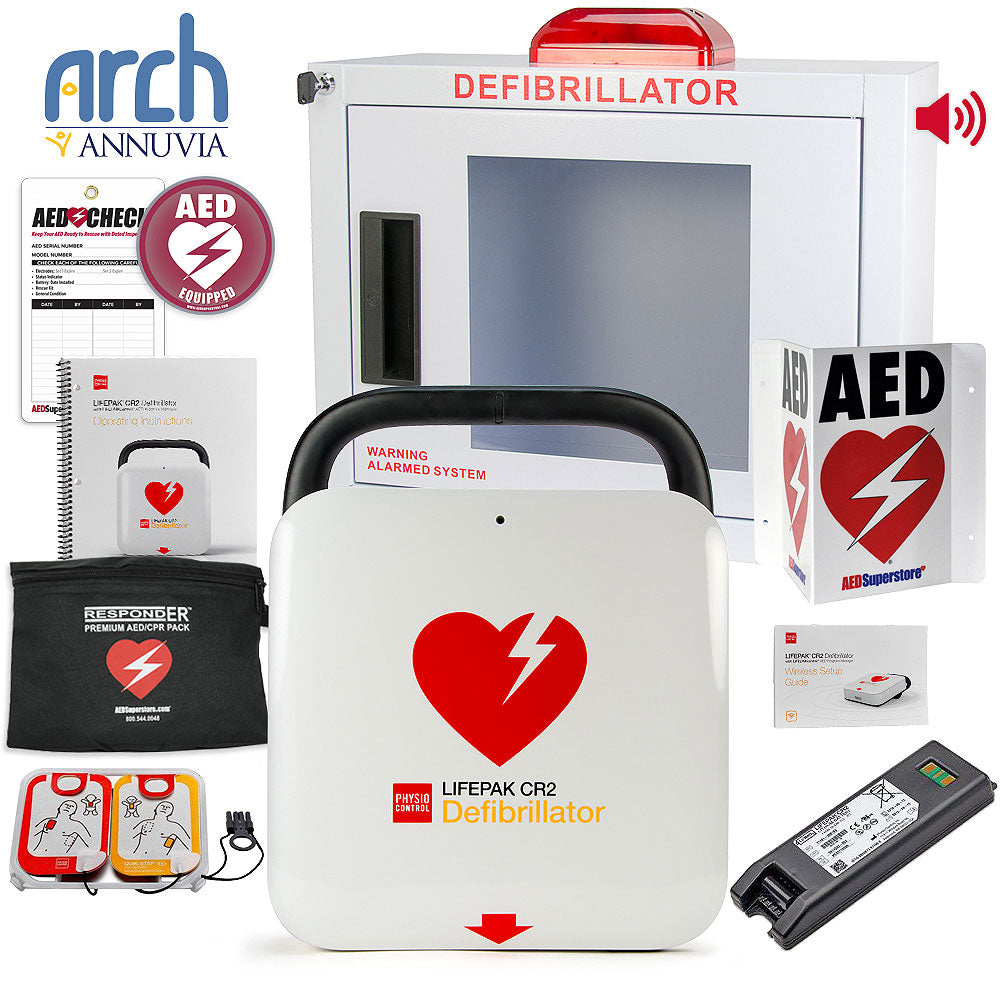 Physio-Control LIFEPAK® CR2 AED Corporate Value Package