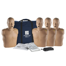 Load image into Gallery viewer, PRESTAN Professional Manikin Dark Skin Adult 4-Pack with CPR Monitor

