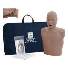 Load image into Gallery viewer, Prestan Professional Adult Jaw Thrust Dark Skin Manikin with CPR Monitor
