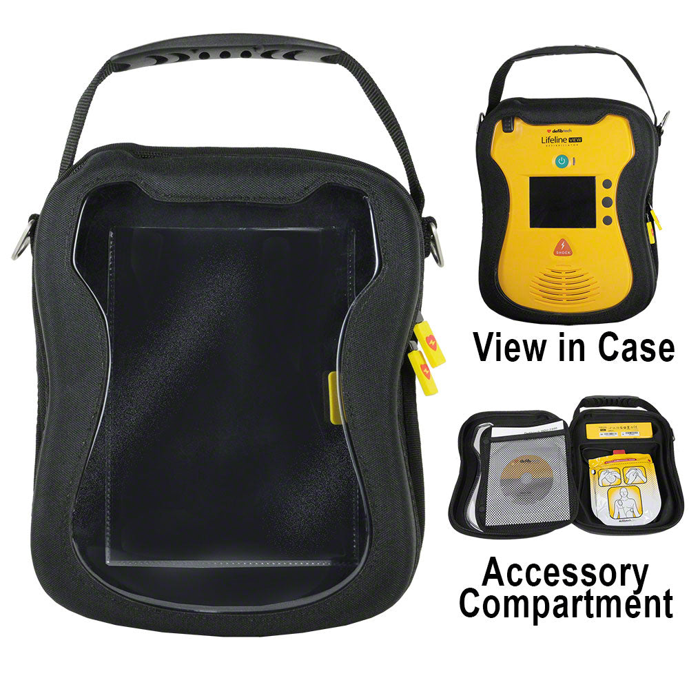 Soft Carry Case for Defibtech Lifeline VIEW/ECG/PRO AED