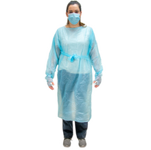 Load image into Gallery viewer, Gowns, Level 2, Non-Woven SMS Material, 10 Pack
