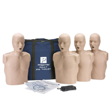 Load image into Gallery viewer, PRESTAN Professional Manikin Medium Skin Tone Adult 4-Pack with CPR Monitor
