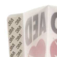 Load image into Gallery viewer, RespondER® Flexible AED Wall Sign - Black &amp; Red on White
