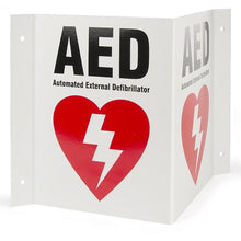 Load image into Gallery viewer, 3-D &quot;AED&quot; Wall Sign by Defibtech
