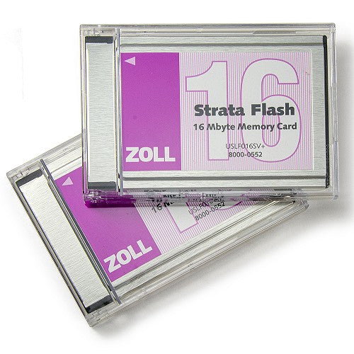 16 MB PCMCIA Data Cards (package of 2) for ZOLL M Series CCT Defibrillator