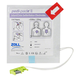 ZOLL Pedi-Padz II, Pediatric Electrode Pads for AEDS