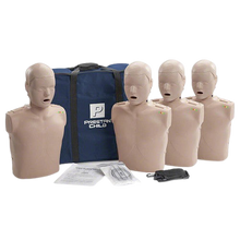 Load image into Gallery viewer, Prestan Child Medium Skin Manikin 4-Pack with CPR Monitor
