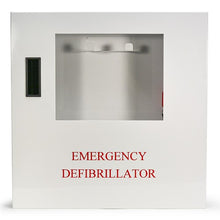 Load image into Gallery viewer, Defibtech Lifeline or Lifeline AUTO AED Wall Mount Cabinet with Audible Alarm
