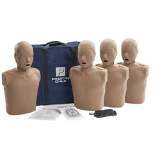 Load image into Gallery viewer, Prestan Child Dark Skin Manikin 4-Pack with CPR Monitor
