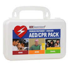Load image into Gallery viewer, 2 Rescuer RespondER® PREMIUM CPR/AED Pack with Masks in Hard Case

