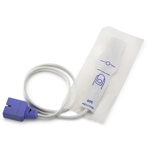Physio-Control LIFEPAK® 12/20 Sensor Oxisensor II Adult Disposable for Units with Nellcor Sp02 - 24/box