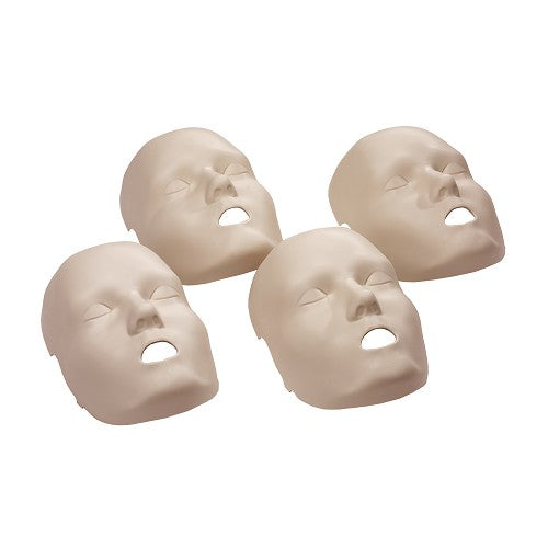 Replacement Face Skins for the Prestan Professional Child Medium Skin Manikin (4-pack)