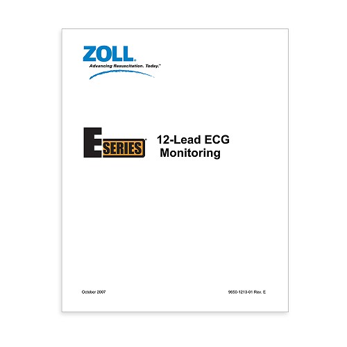 12-Lead Operator's Insert for ZOLL E Series Defibrillators