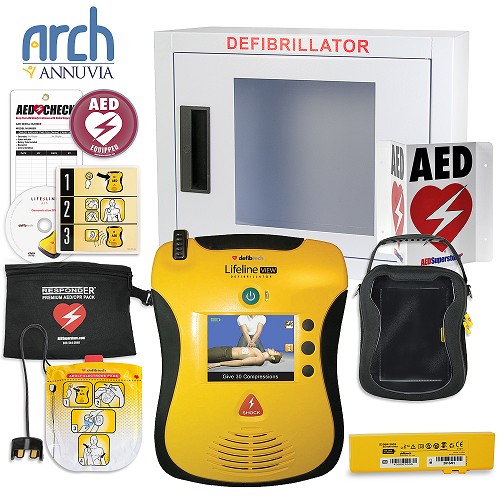 Defibtech Lifeline VIEW/ECG AED Corporate Value Package