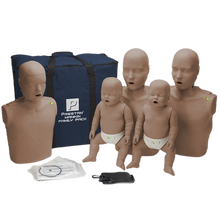Load image into Gallery viewer, Prestan Manikin Professional Dark Skin Family Pack with CPR Monitor
