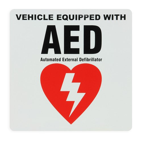 Vehicle Equipped Sticker by Defibtech