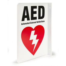 Load image into Gallery viewer, 2-Way &quot;AED&quot; Wall Sign by Defibtech
