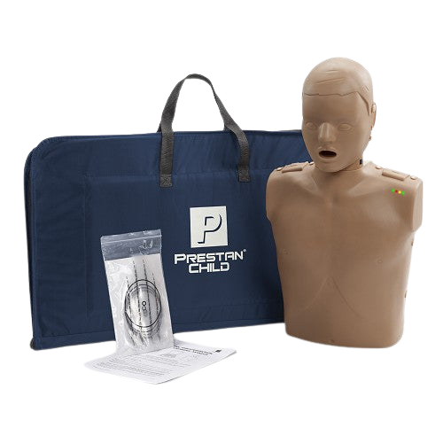 Prestan Child Dark Skin Manikin Single with CPR Monitor